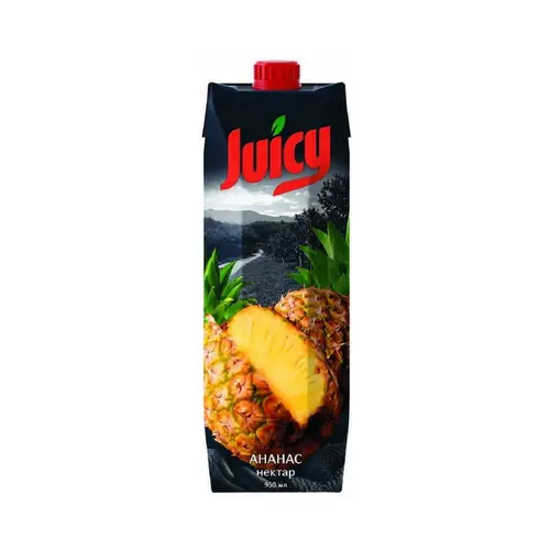 Juicy, сок juicy 0,95л ананас, цена за шт, ШК: 4870234820554