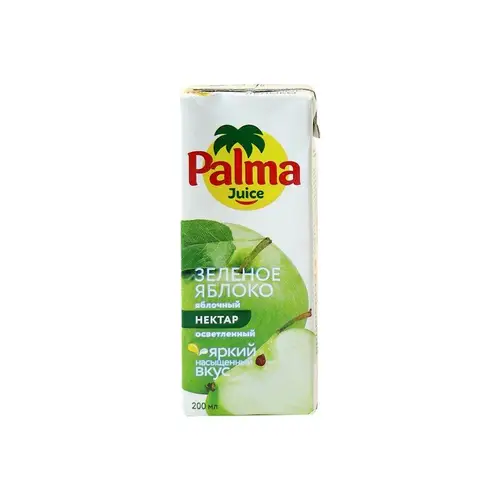 Palma, сок palma 0,2л яблоко, цена за шт, ШК: 4870234820394