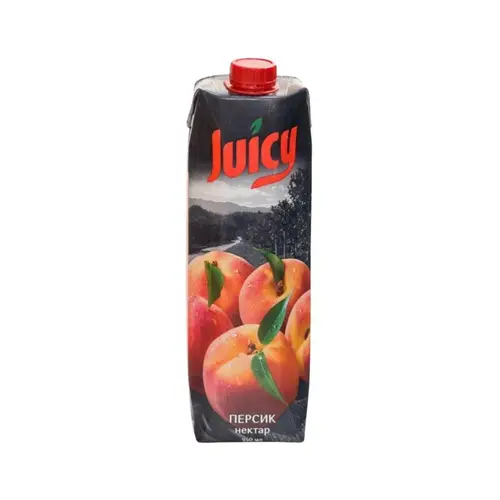 Juicy, сок juicy 0,95л персик, цена за шт, ШК: 4870234820578