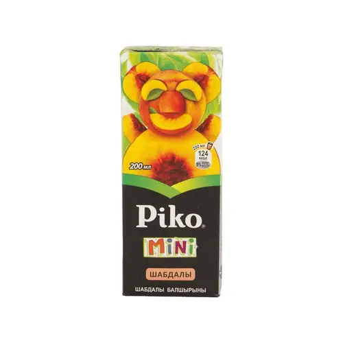 Piko, сок piko 0,2л персик, цена за шт, ШК: 90370625