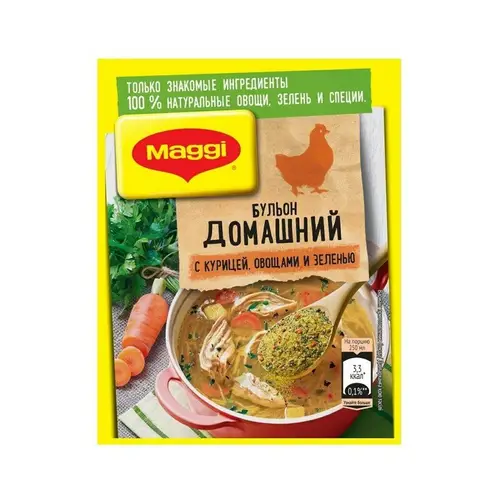 БУЛЬОН MAGGI 200 С КУРИЦЕЙ, ШК: 4600680029405