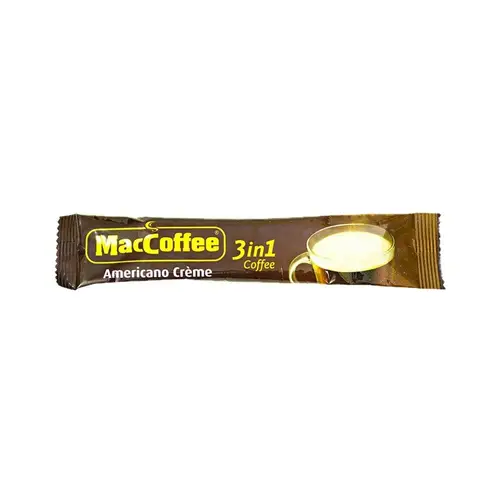 Maccoffee 3В1, кофе maccoffee 16гр 3в1 americano creme, цена за шт, ШК: 8887290146005