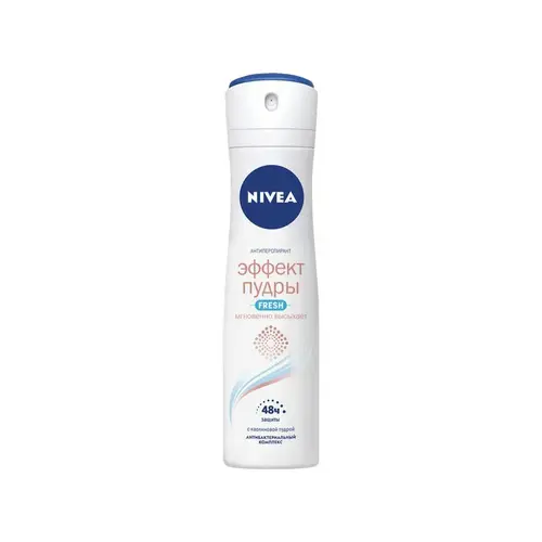 Nivea, Дезодорант Спрей Nivea 150М Эффект Пудры, Шт, ШК: 4005808920099