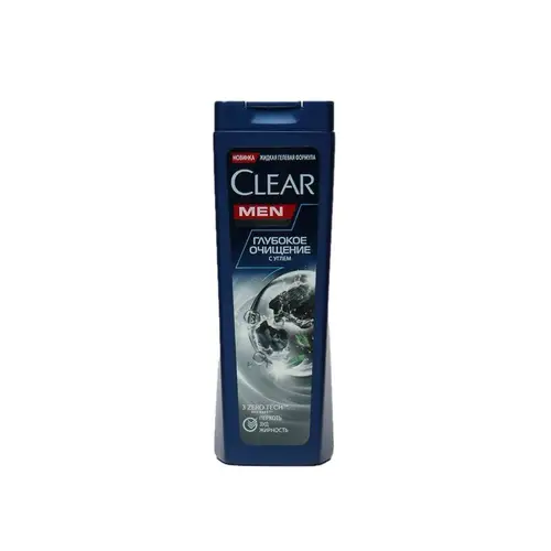 Clear, шампунь clear men 180мл глубокое очищение с углем, цена за шт, ШК: 6281006605008