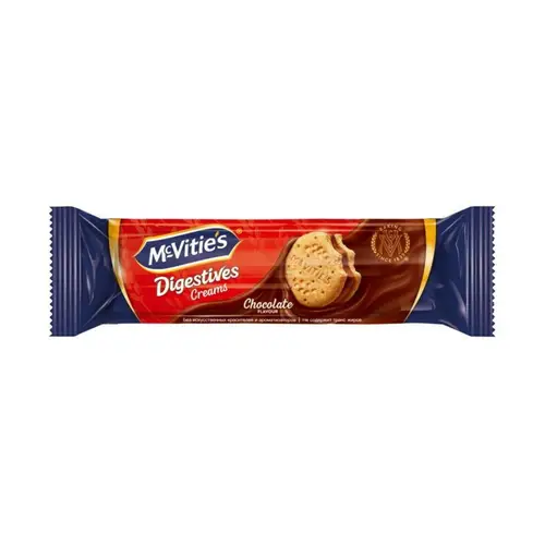 Хамле Печенье, печенье mcvities 90гр цельнозерновое шоколадное, цена за шт, ШК: 4870112007404