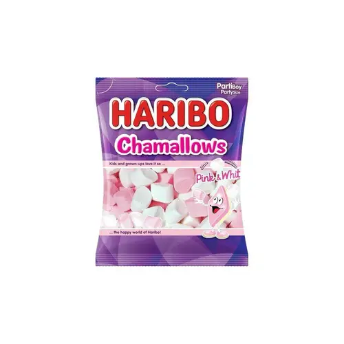 Haribo Маршмелоу, Маршмэллоу Haribo 150Гр Pink&Whitе Бело-Розовый, Шт, ШК: 8691216014916