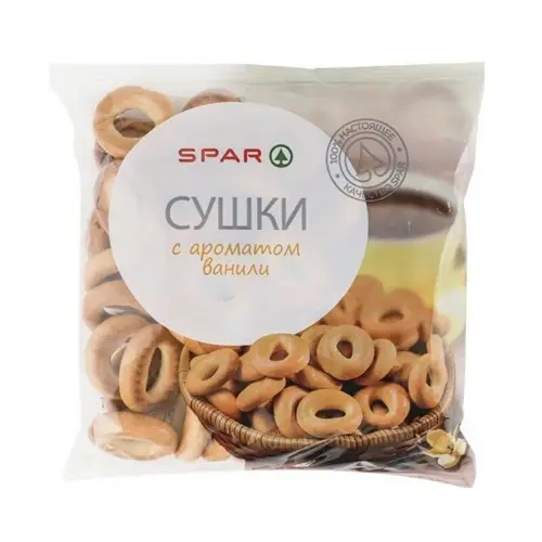 СУШКИ SPAR 350ГР С ВАНИЛЬЮ, ШК: 2000000388485