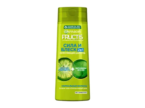 Шампунь Garnier Fructis сила и блеск 400 мл