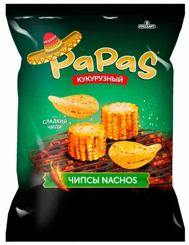 Чипсы кукурузные Papas Сладкий чили