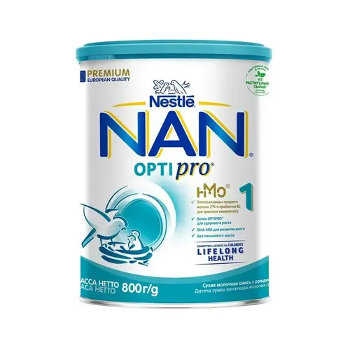 Nestle, смесь nestle 800гр сухая молочная nan premium 1, цена за шт, ШК: 7613287042637