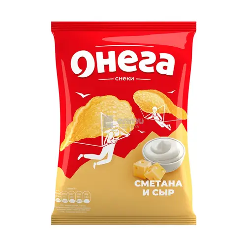 Снеки Онега со вкусом сметаны и сыра, 70г