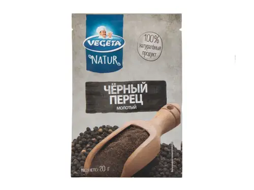 Перец Vegeta Natur черный молотый 20 гр