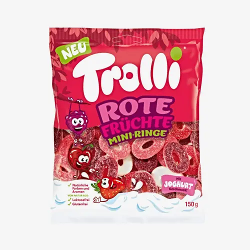 Мармелад Trolli ягодные кольца, 150 г