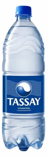 Вода Tassay питьевая газированная 1л