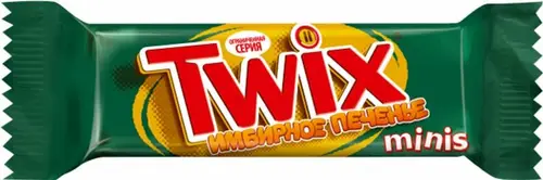 Конфеты Twix Minis Имбирное печенье вес