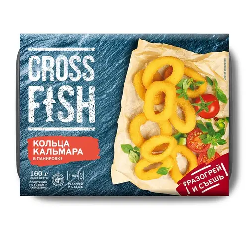 Кольца кальмара Crossfish в панировке