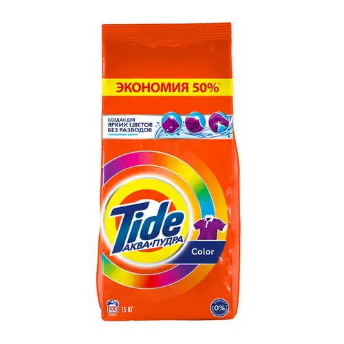 Порошок стиральный Tide Color автомат, 15 кг