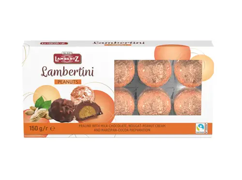 Конфеты LAMBERTZ Lambertini Erdnuss, пралине, 150г