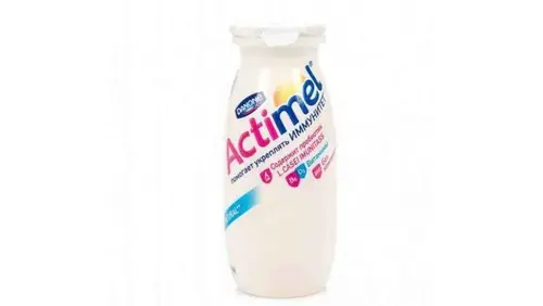 Напиток кисломолочный Actimel иммуновит натуральный, 100 г