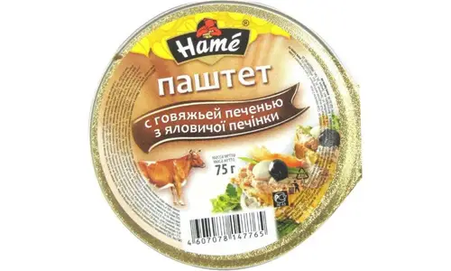 Паштет Hame из говяжей печени 75 г