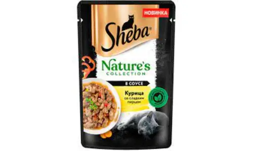 Корм Sheba natures курица и паприка 75 г