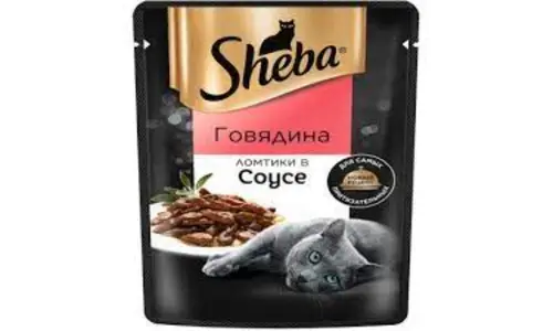 Корм Sheba крафт ломт соус говядина 75 г