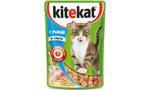 Корм Kitekat для кошек рыба в соусе 85 г