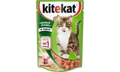 Корм Kitekat кроликом в соусе 85 г