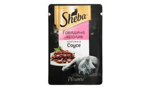 Корм Sheba из говядины и кролика 85 г