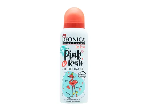 Дезодорант детский Deonica Pink Rush For Teens 125 мл