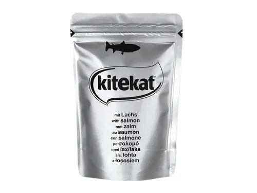 Корм Kitekat с лососем в желе 85 гр